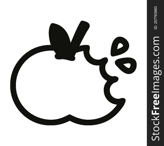 Bitten Apple Icon