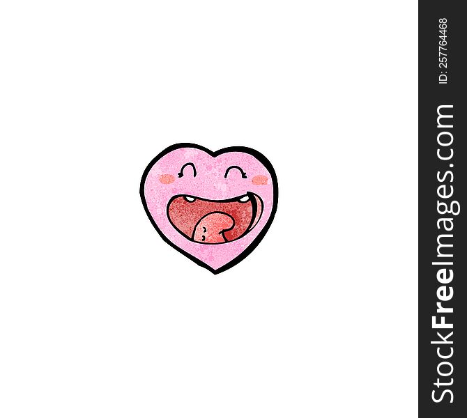 Cartoon Pink Heart