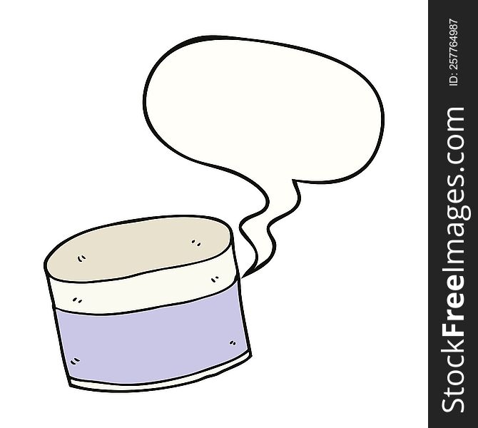 cartoon pot with speech bubble. cartoon pot with speech bubble
