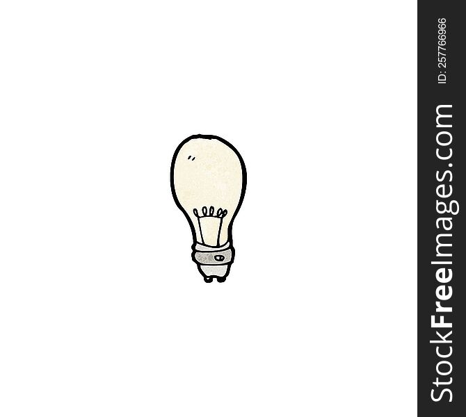 cartoon light bulb