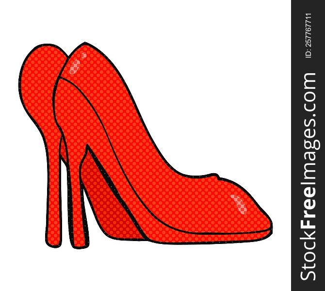 Cartoon High Heel Shoes