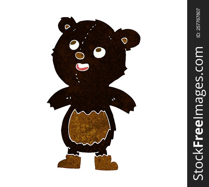 Cartoon Black Bear