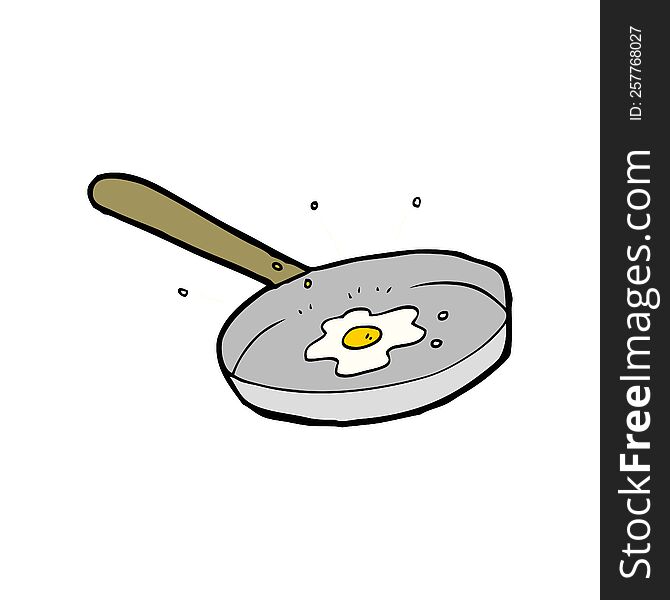 cartoon fried egg