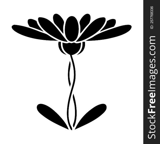Flat Symbol Flower