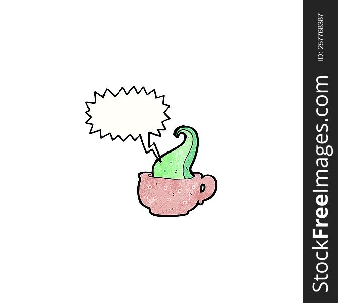 Tentacle In Teacup Cartoon