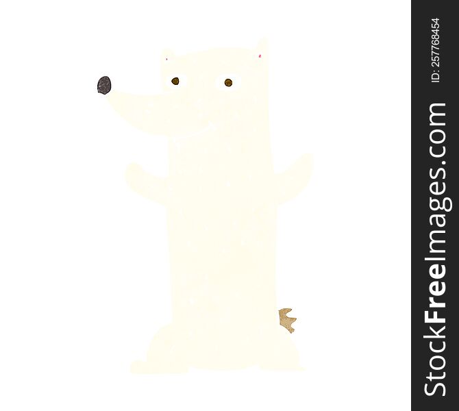 cartoon polar bear