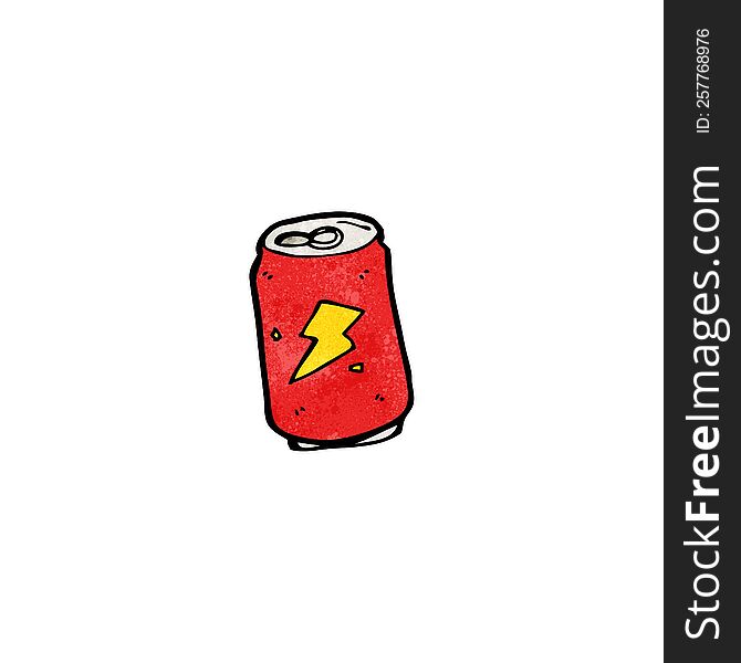 Cartoon Cola Can