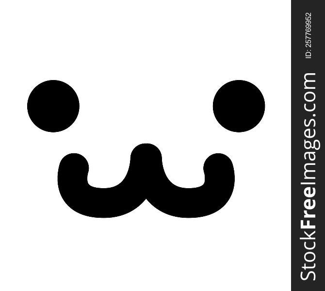 simple pet face icon