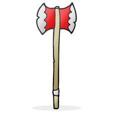 Cartoon Axe Royalty Free Stock Photography