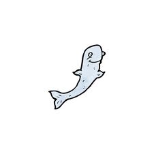 Cartoon Dolphin Stock Photo