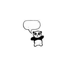 Cartoon Panda Royalty Free Stock Image