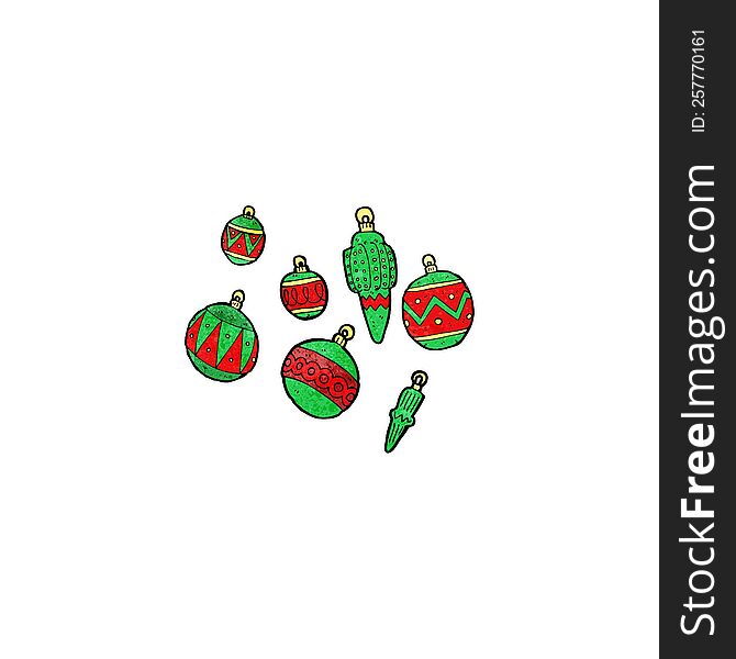 Cartoon Christmas Bauble