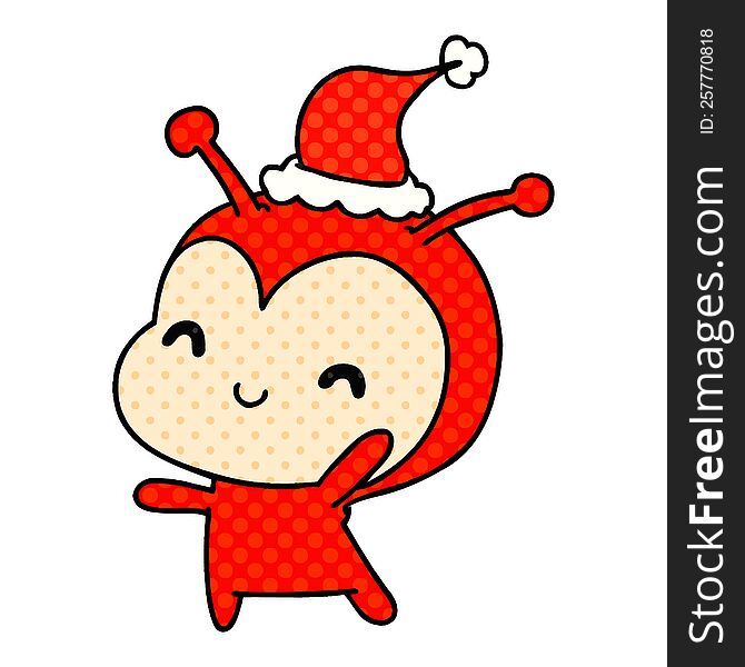 Christmas Cartoon Of Kawaii Lady Bug