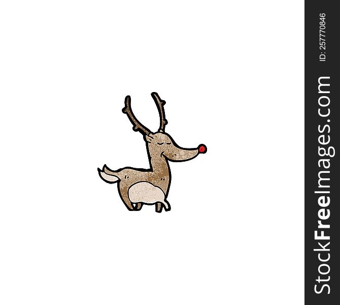 cartoon reindeer