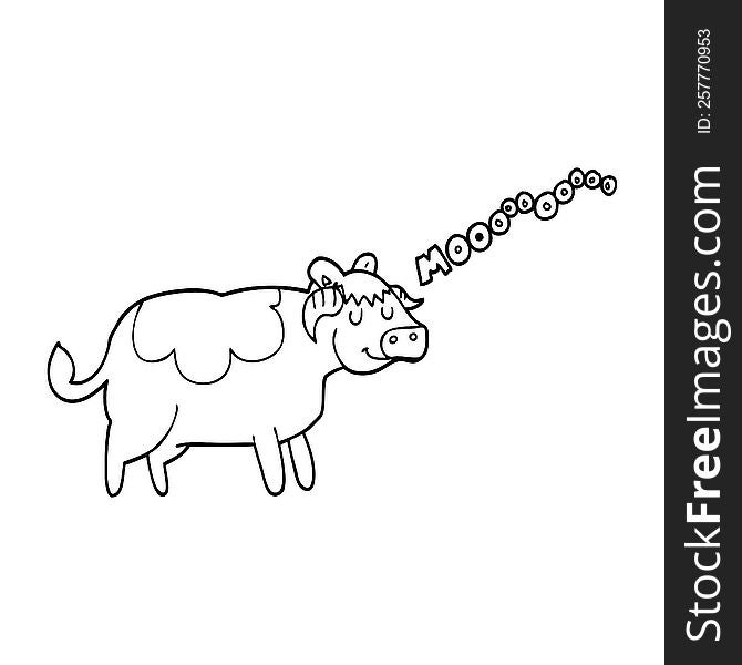 cartoon cow