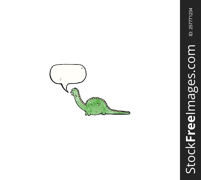 friendly cartoon dinosaur