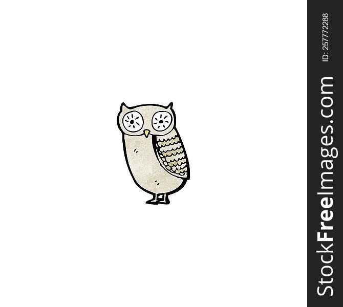 cartoon little owl