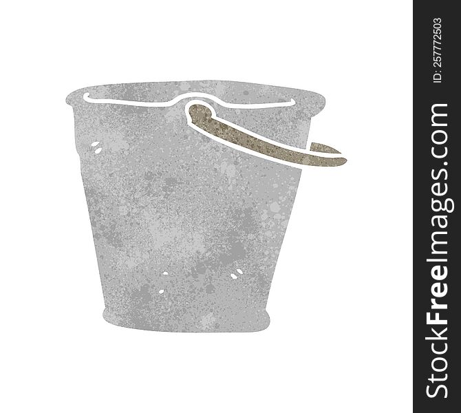 Retro Cartoon Bucket