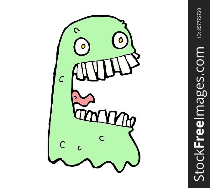 Cartoon Gross Ghost