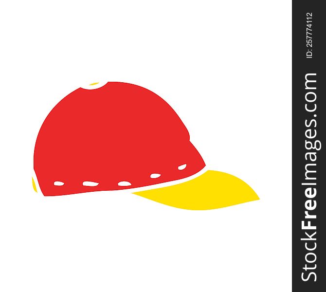 cartoon doodle baseball cap