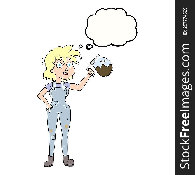 too much coffee freehand drawn thought bubble cartoon. too much coffee freehand drawn thought bubble cartoon