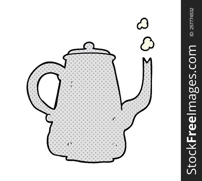 Cartoon Coffee Pot