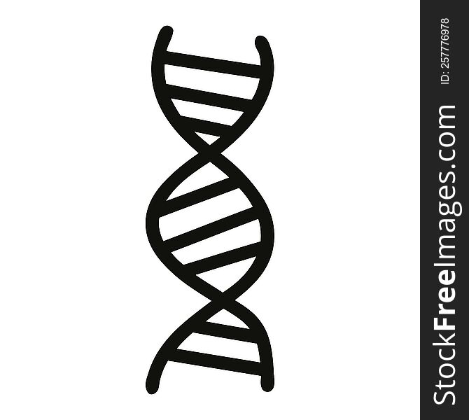 DNA chain icon symbol