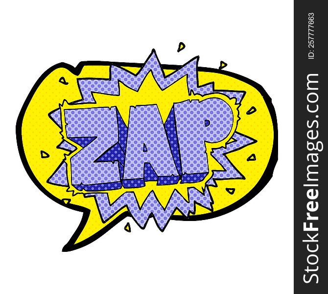 comic book speech bubble cartoon zap explosion sign