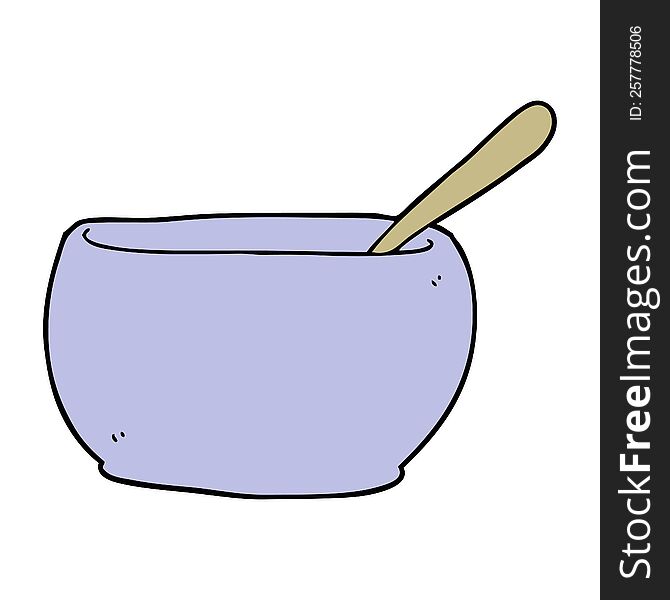 Cartoon Soup Bowl