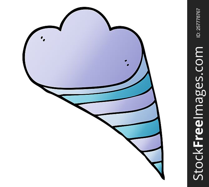 Cartoon Doodle Decorative Cloud Element