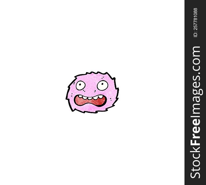 Little Pink Furball Monster