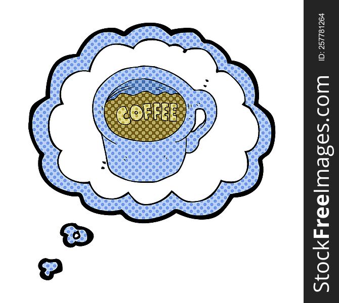 Thought Bubble Cartoon Coffee Mug