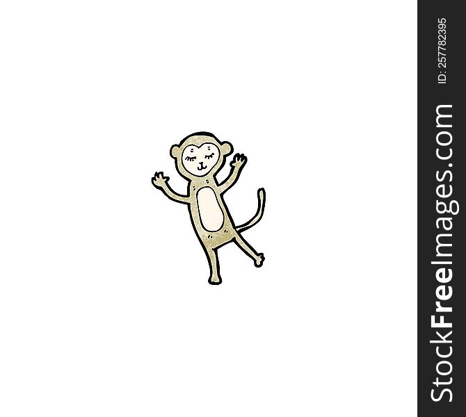 funny cartoon monkey