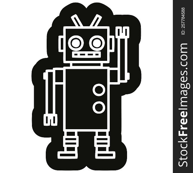 Dancing Robot Icon