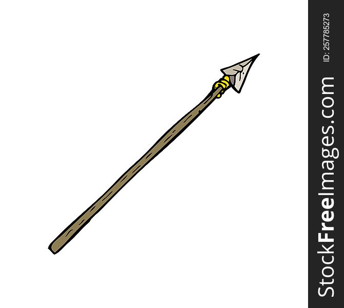 Cartoon Primitive Spear