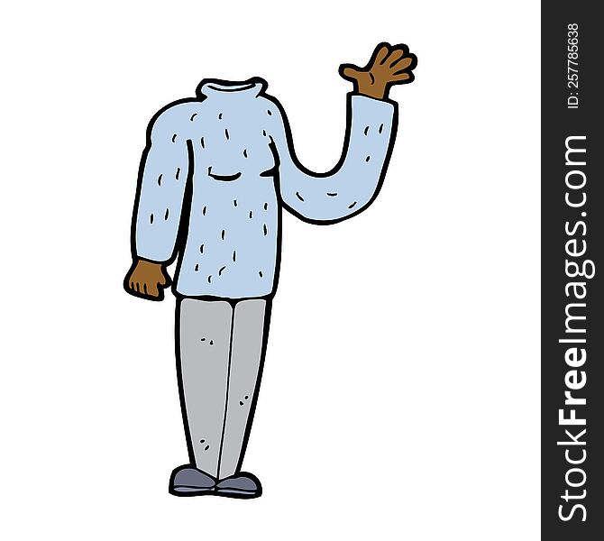 cartoon headless body (mix and match cartoons or add own photo