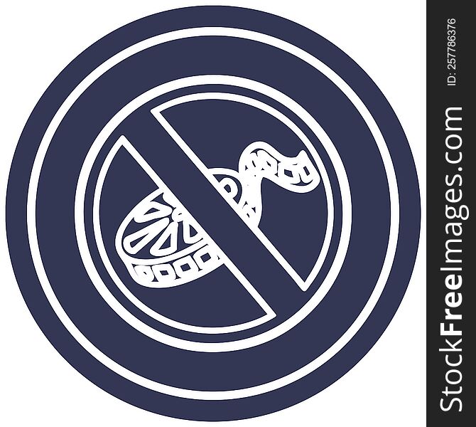 no filming circular icon symbol