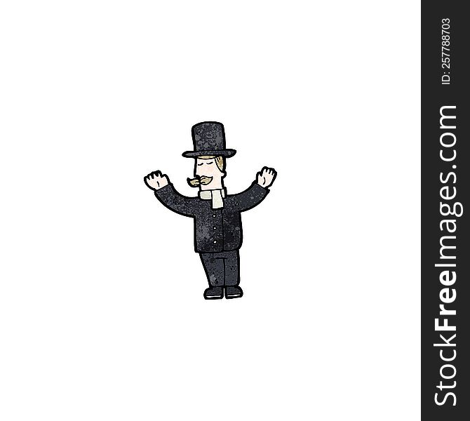 cartoon victorian gentleman