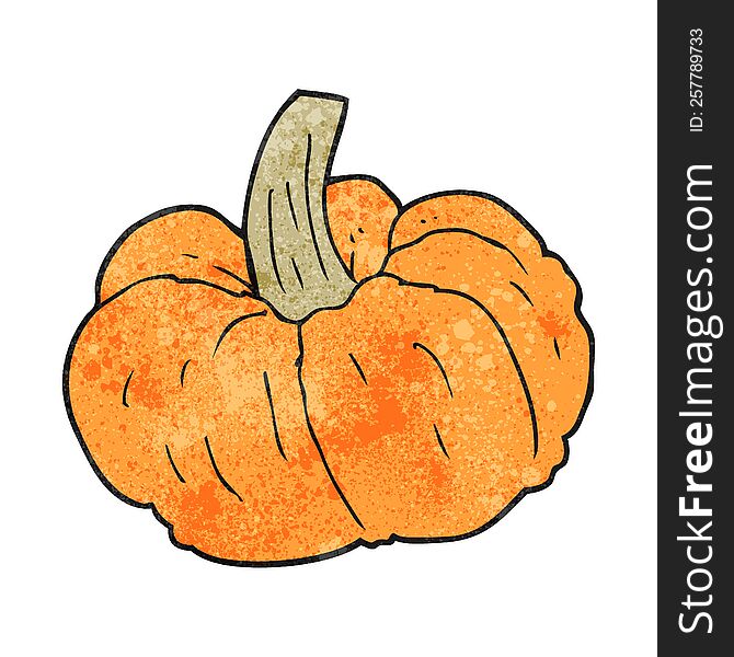 Textured Cartoon Pumpkin