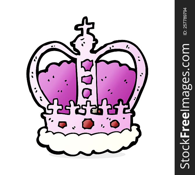 cartoon royal crown