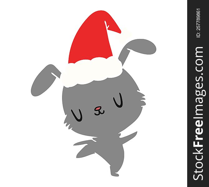 Christmas Cartoon Of Kawaii Rabbit