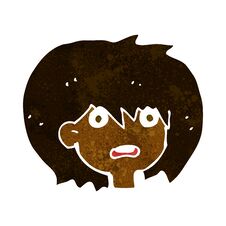 Free Cartoon Shocked Expression Royalty Free Stock Image - 257798536