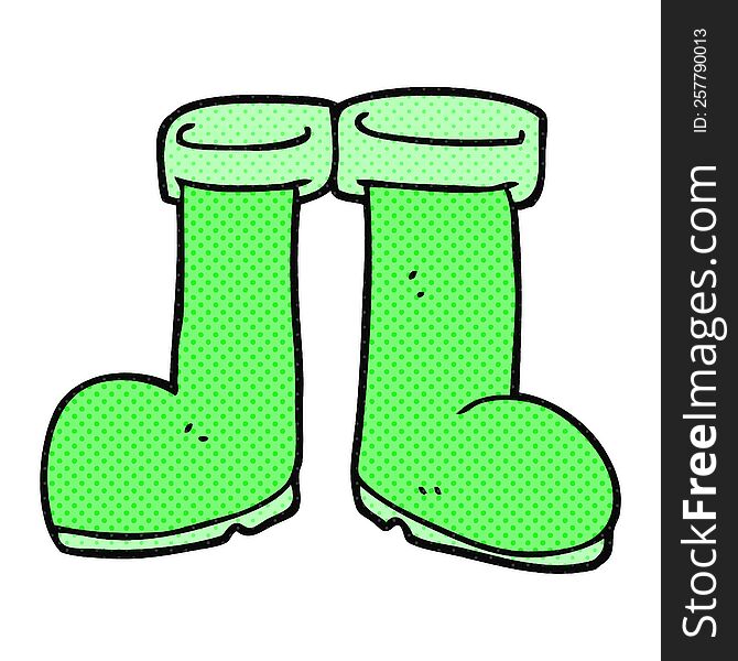 Cartoon Wellington Boots