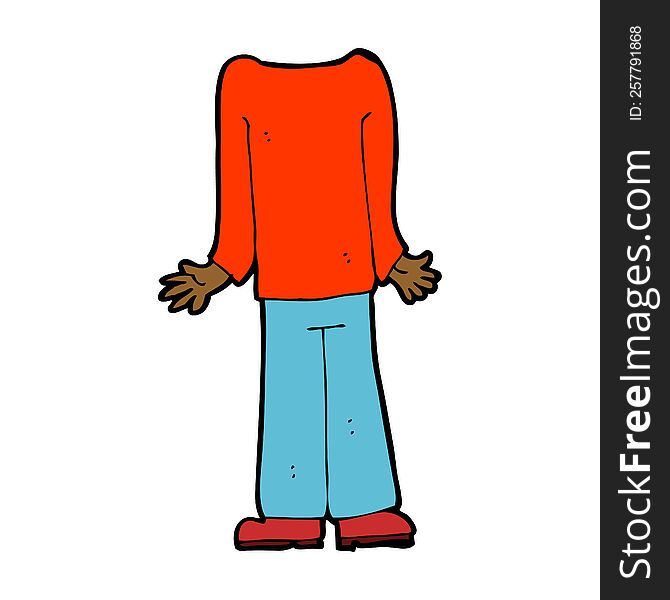 cartoon male body (mix and match cartoons or add own photos