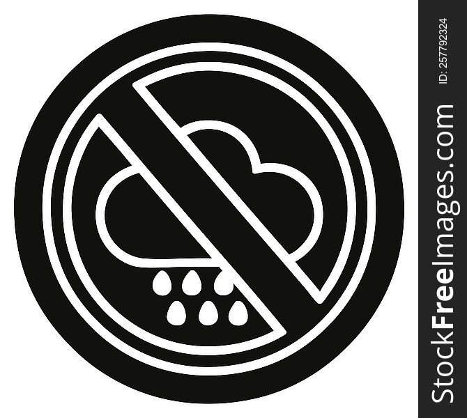 no bad weather icon symbol