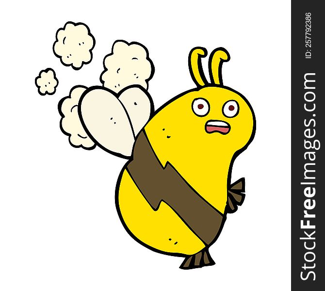 funny cartoon bee