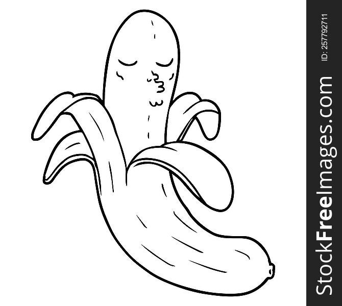 cartoon best quality organic banana. cartoon best quality organic banana