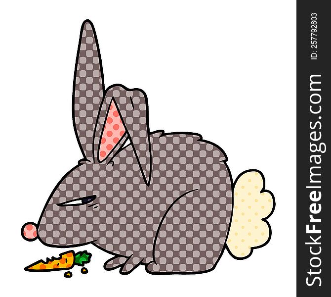 cartoon annoyed rabbit. cartoon annoyed rabbit