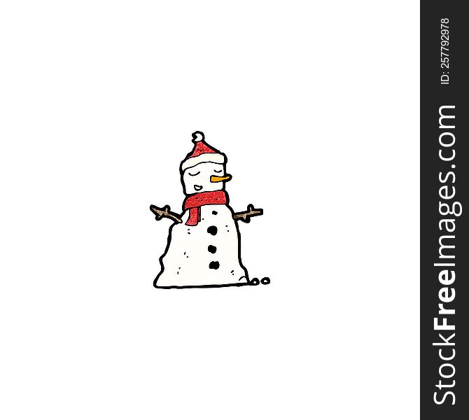 Cartoon Snowman