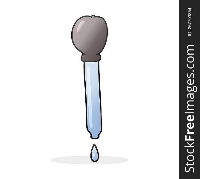 Cartoon Pipette Dripping
